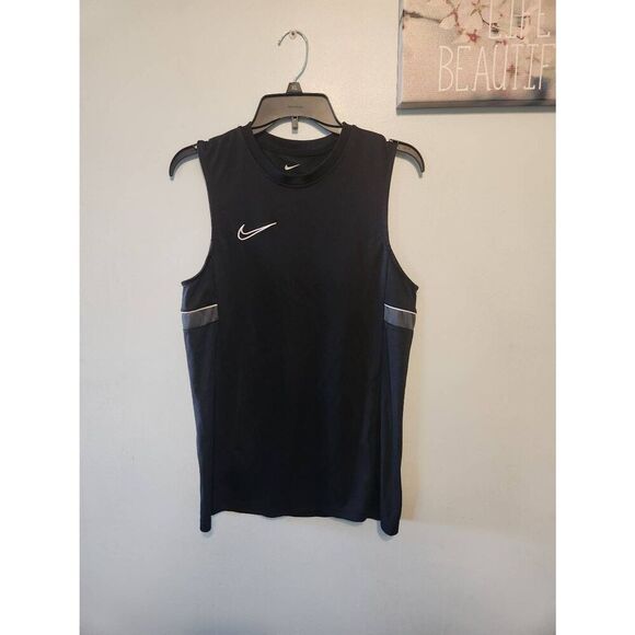 Nike Dri-Fit Academy Sleeveless Soccer Top Unisex Size M Slim Fit - Picture 1 of 3